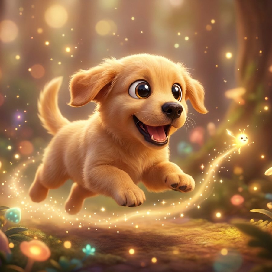 The Puppy Who Followed the Spark